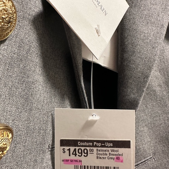 Balmain iconic grey blazer✨ - Picture 10 of 10